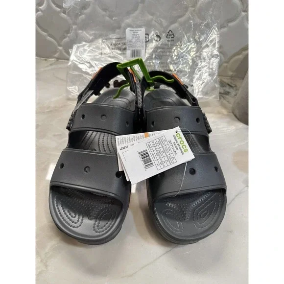 Crocs Classic All Terrain Clogs Men\'s Size 10 Sandals Gray 207711-0DA Crocs Classic All-Terrain Clog - Light Grey | Sandals  main image 3